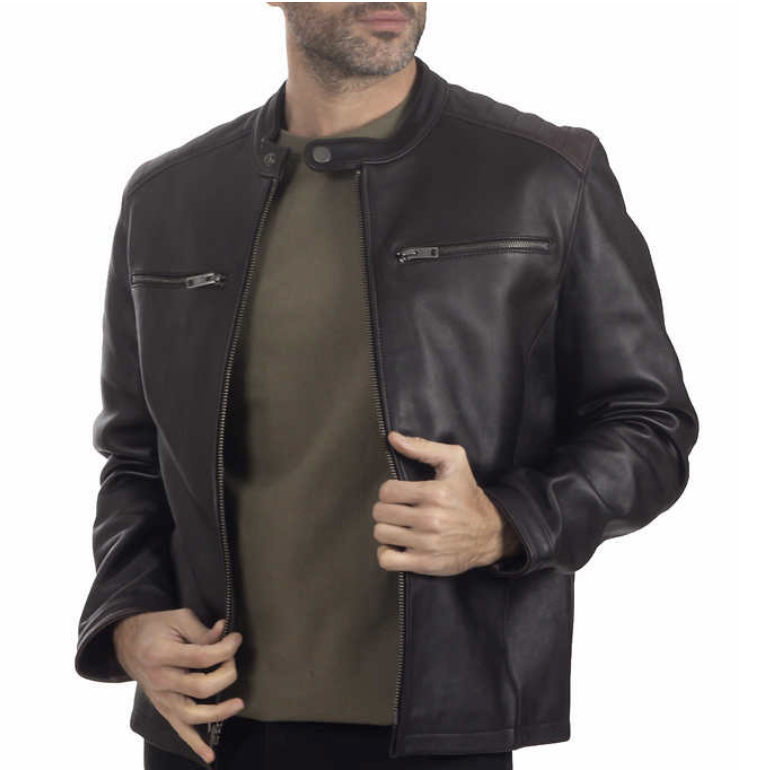 Frye men's leather jacket discount